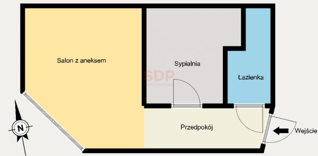 Mieszkanie 28 m², Łódź, Widzew, Wodna - zdjęcie 12