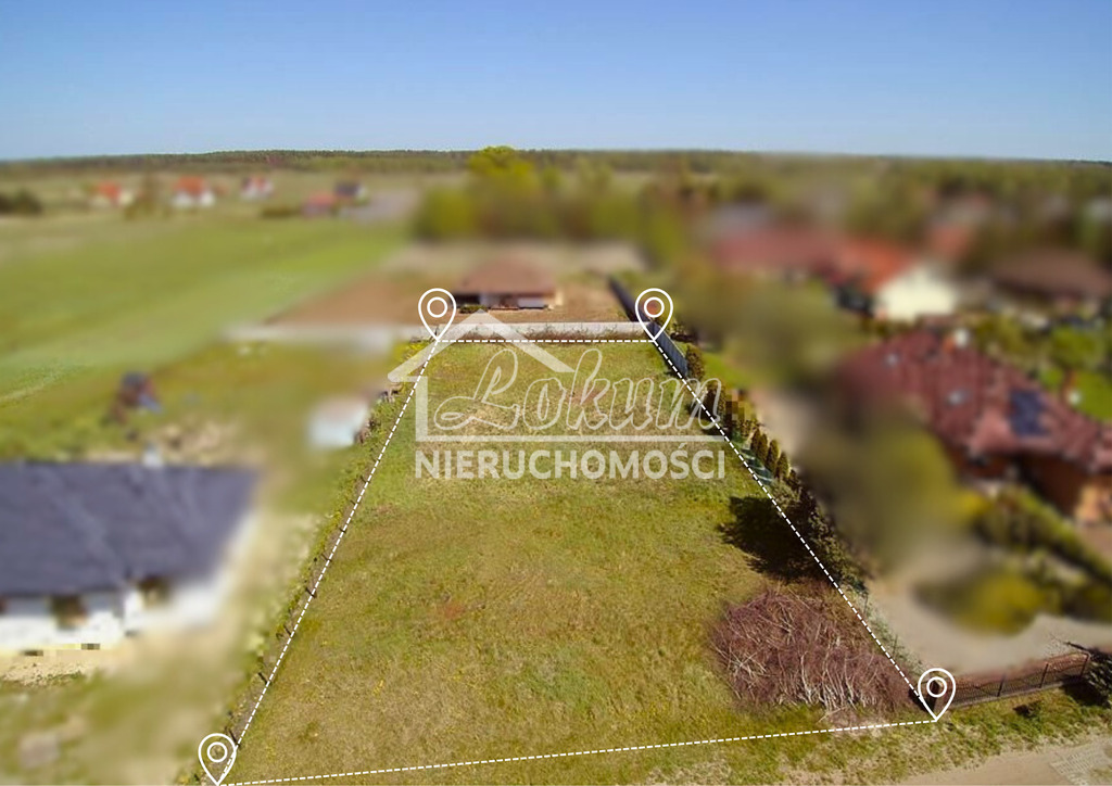 Działka budowlana 1505&nbsp;m², Łaniewo - zdjęcie 1