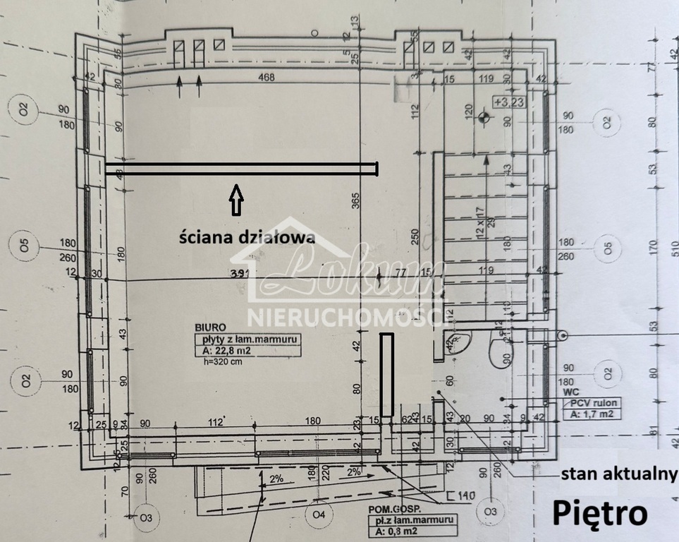 Lokal usługowy na sprzedaż, 55,9&nbsp;m², Szczecin, Centrum, Generała Ludomiła Rayskiego - zdjęcie 15