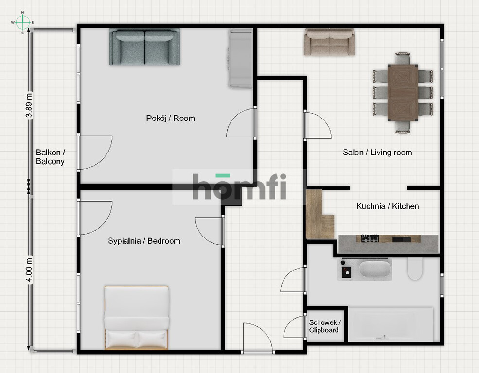Mieszkanie 75&nbsp;m², Preczów, Wiejska - zdjęcie 8