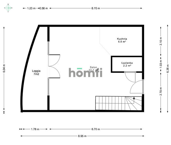 Mieszkanie 61&nbsp;m², Bielsko-Biała, Kamienica, Janisława Grondysa - zdjęcie 19