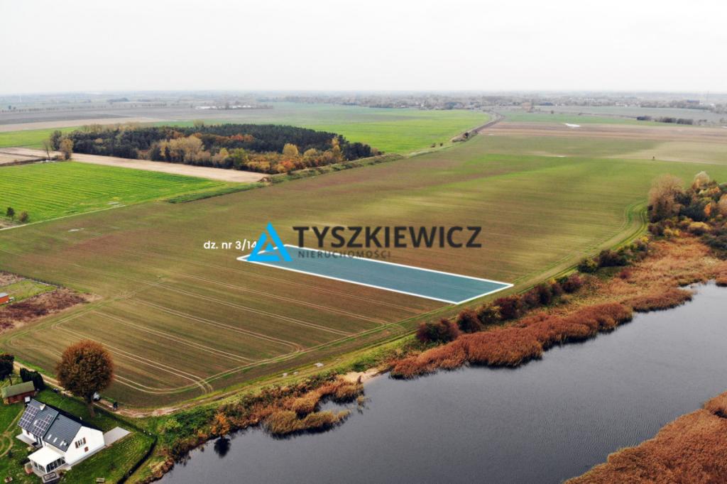 Piękna działka koło rzeki Szkarpawa - zdjęcie 1