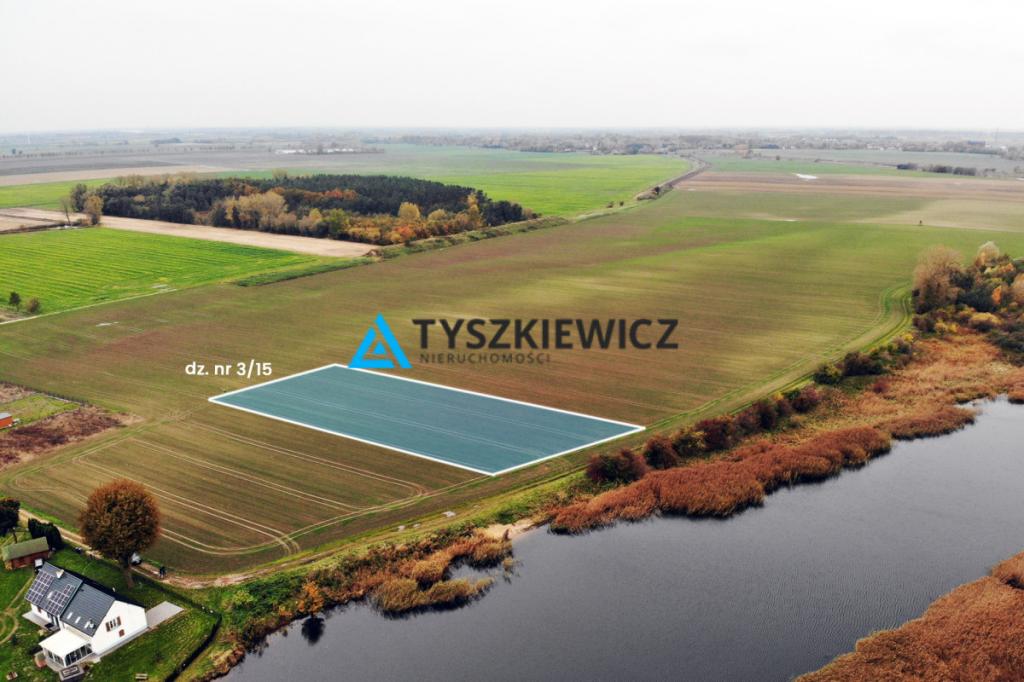 Piękna działka koło rzeki Szkarpawa - zdjęcie 1