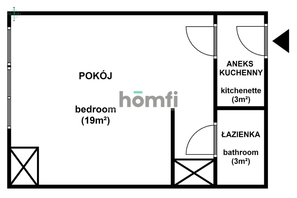 Mieszkanie 23,9 m², Kraków - zdjęcie 10