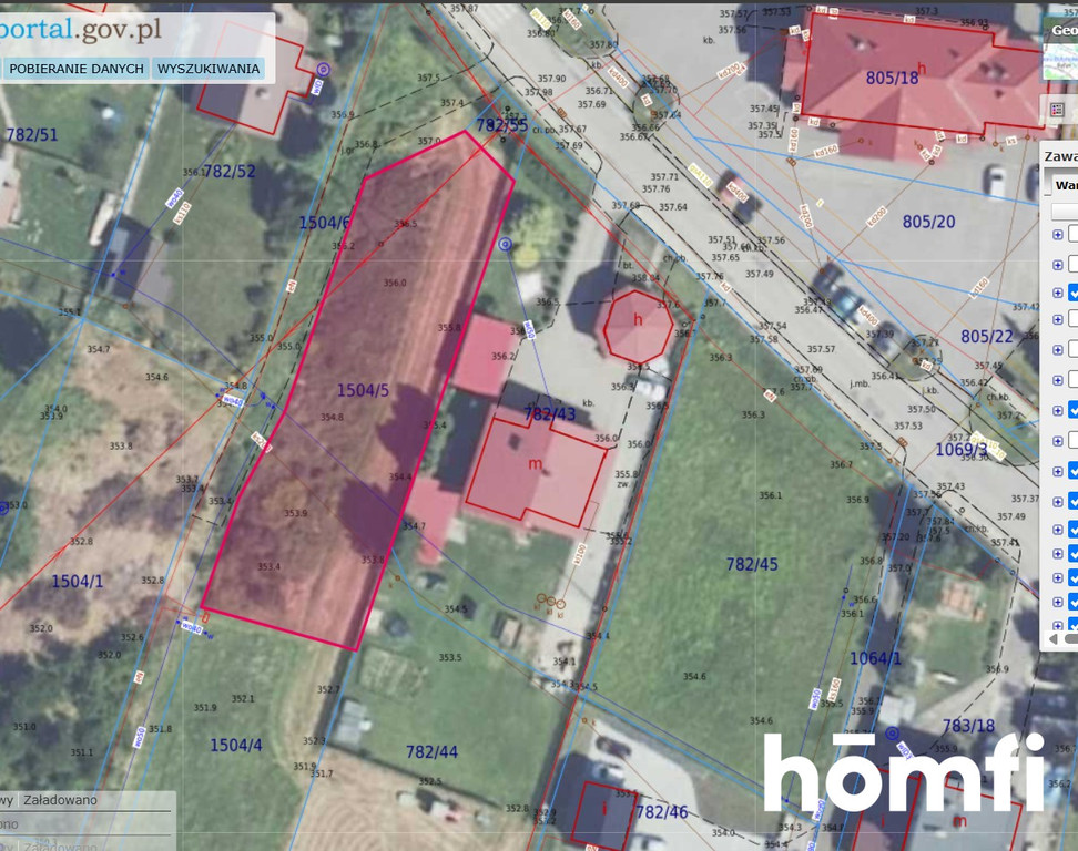 Działka budowlana 1045 m², Mucharz - zdjęcie 1