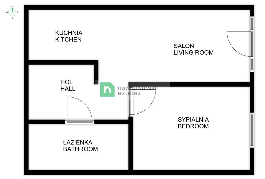 Mieszkanie 43,55 m², Legnica, Stare Miasto, Złotoryjska - zdjęcie 13