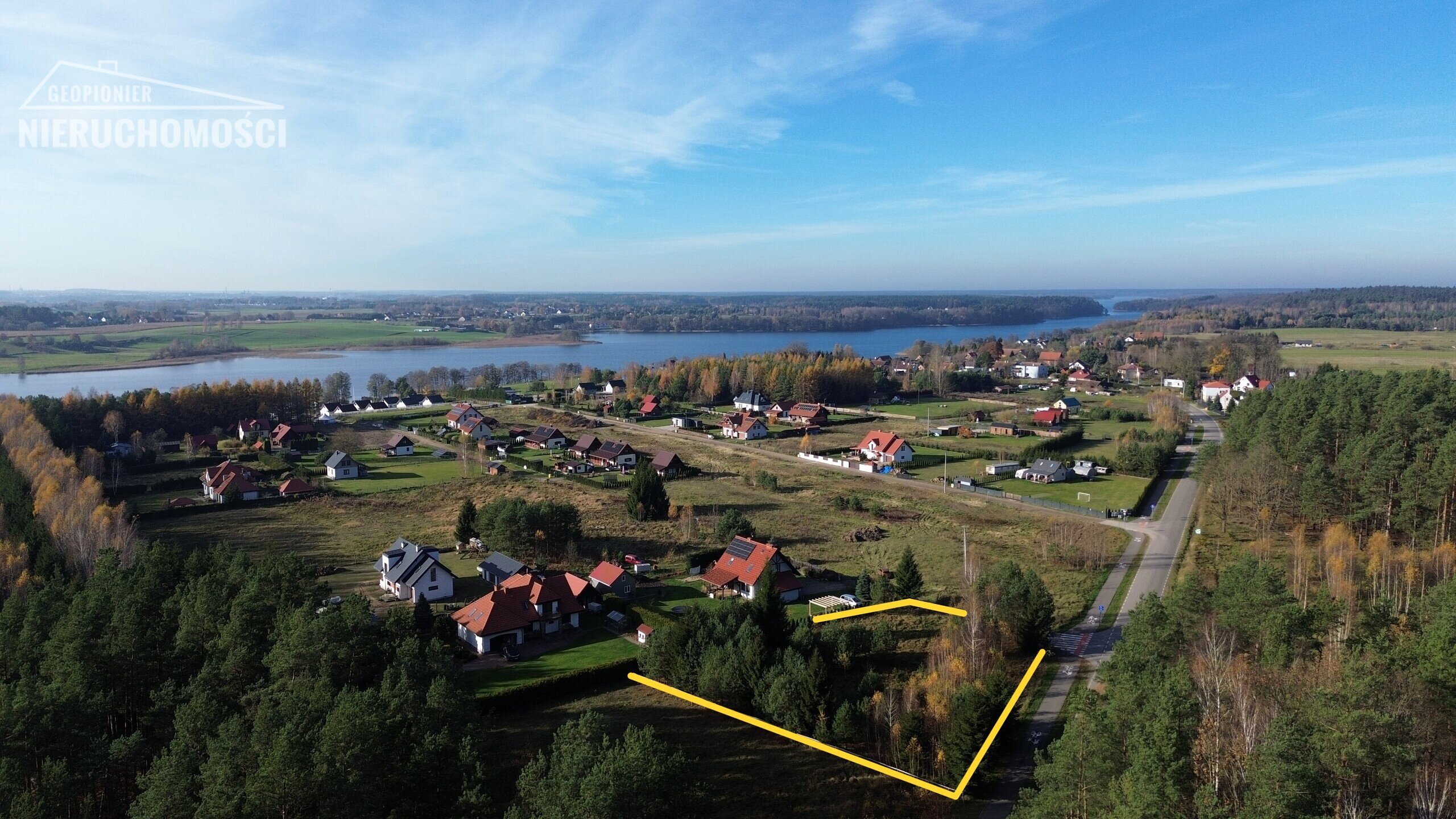 Kątno - działka budowlana, dostęp do plaży gminnej nad jeziorem Szeląg Wielki - zdjęcie 2