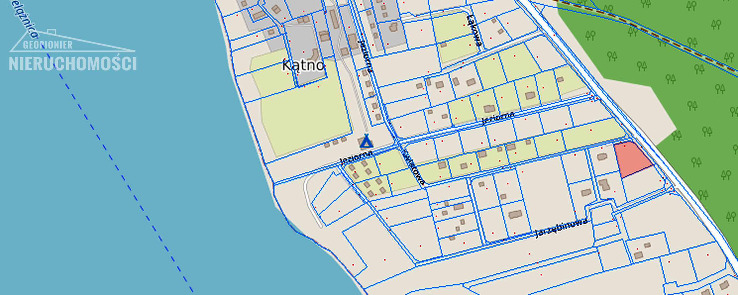 Kątno - działka budowlana, dostęp do plaży gminnej nad jeziorem Szeląg Wielki - zdjęcie 5