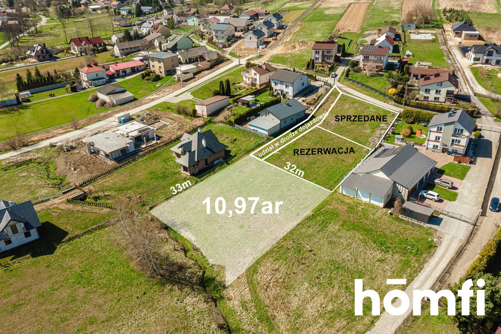 Działka budowlana 1097 m², Rzeszów, Przybyszówka, por. Henryka Pisarka - zdjęcie 2