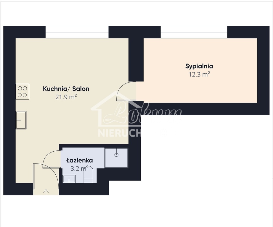 Mieszkanie 39,9&nbsp;m², Świnoujście, Józefa Chełmońskiego - zdjęcie 12