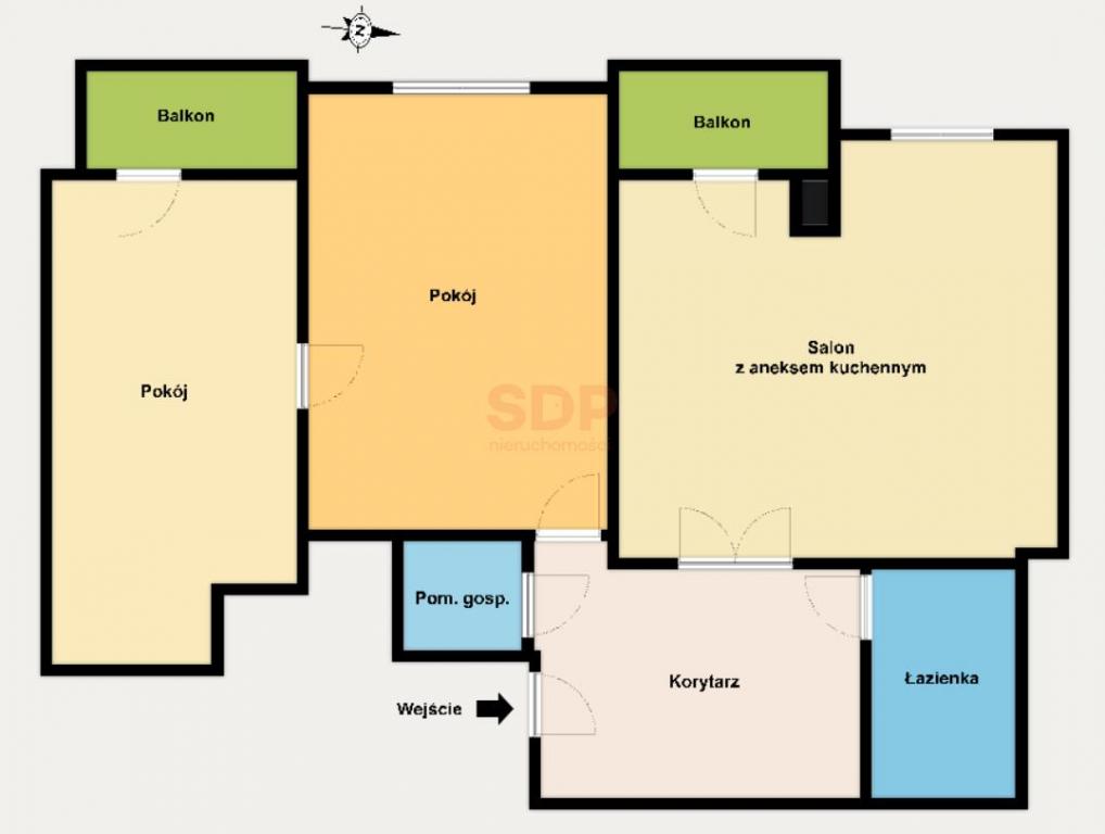 Mieszkanie 71 m², Łódź, Polesie, Rajdowa - zdjęcie 16