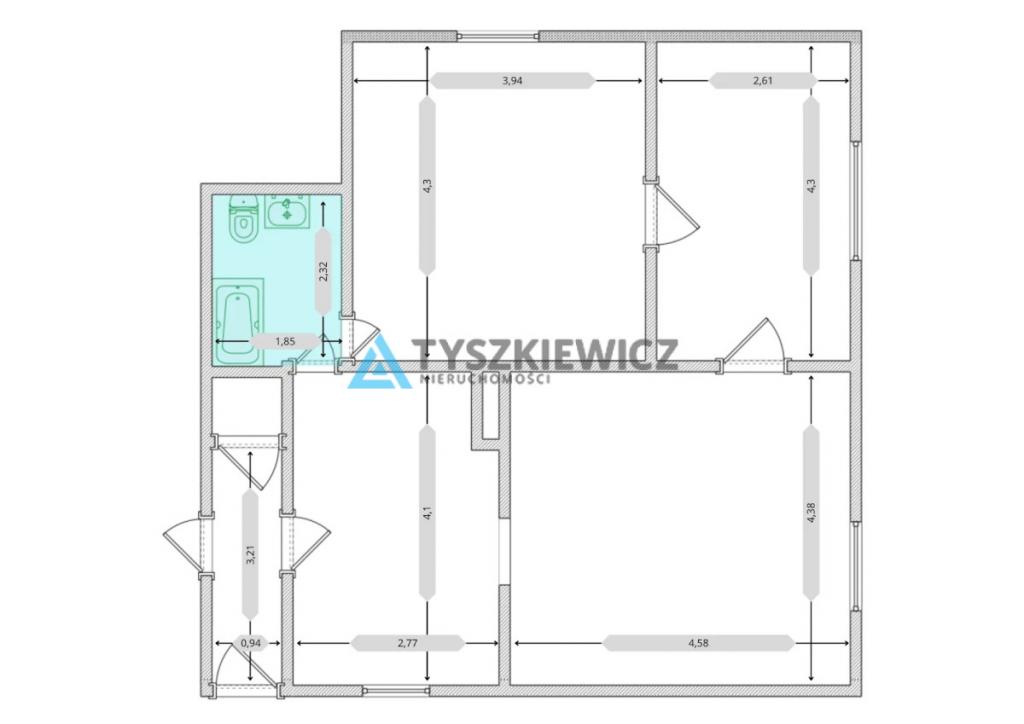 Dom w zabudowie bliźniaczej z dużą działką - zdjęcie 3