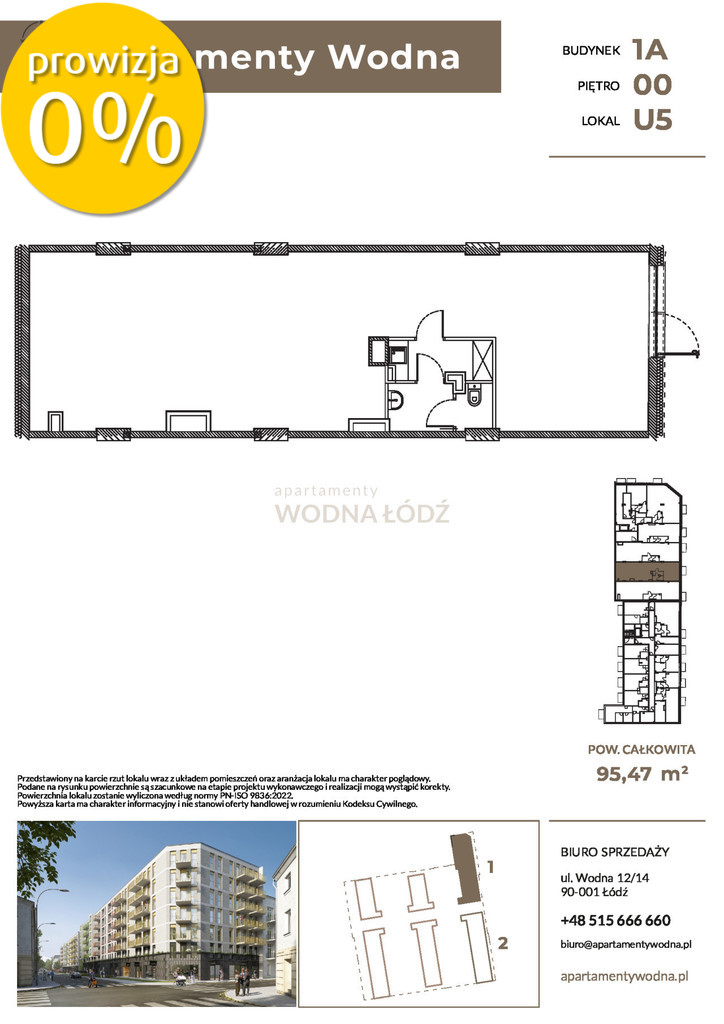 Lokal usługowy na sprzedaż, 95,47 m², Łódź, Wodna - zdjęcie 1