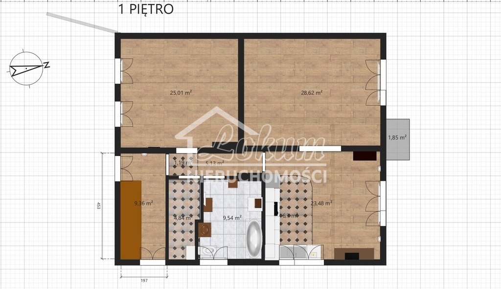 Mieszkanie 92,7&nbsp;m², Gryfice, ks. Stanisława Ruta - zdjęcie 13