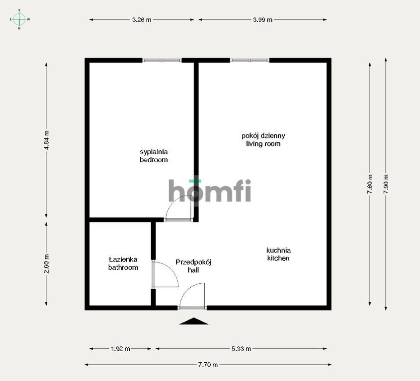 Mieszkanie 50 m², Kraków, Stare Miasto, Smoleńsk - zdjęcie 19