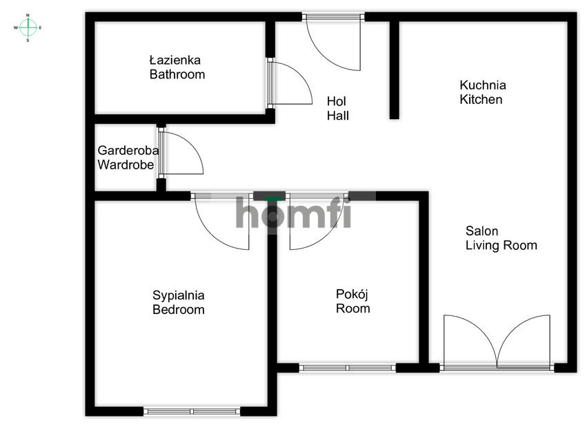 Mieszkanie 53,81&nbsp;m², Wrocław, Fabryczna, Ibn Siny Awicenny - zdjęcie 18