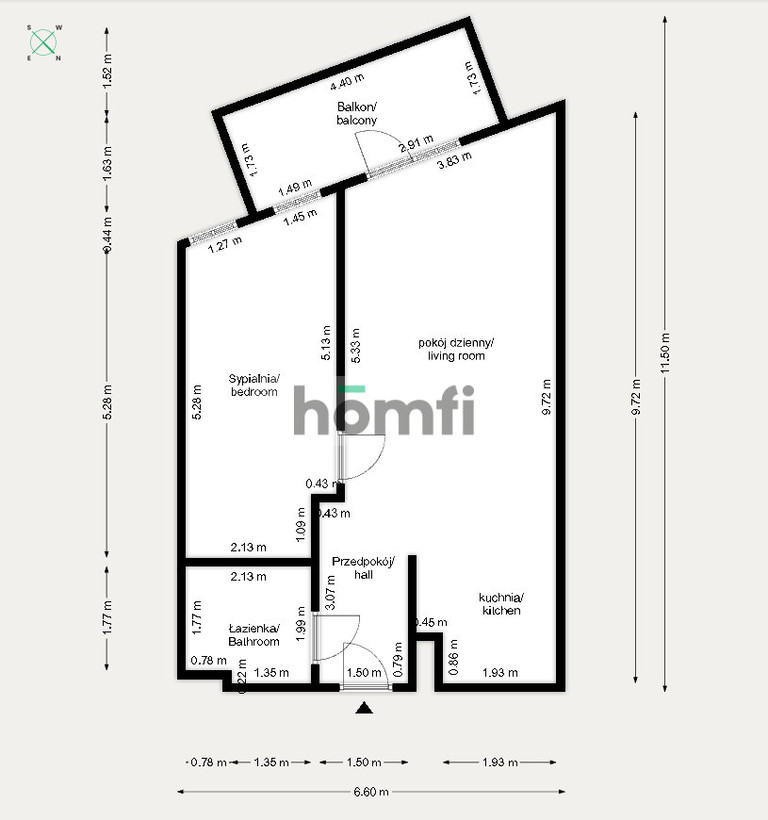 Mieszkanie 52,8 m², Kraków, Prokocim-Bieżanów, Górników - zdjęcie 17