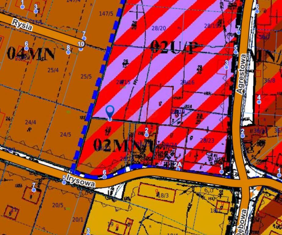 Działka inwestycyjna 1803 m², Suchy Dwór, Irysowa - zdjęcie 3