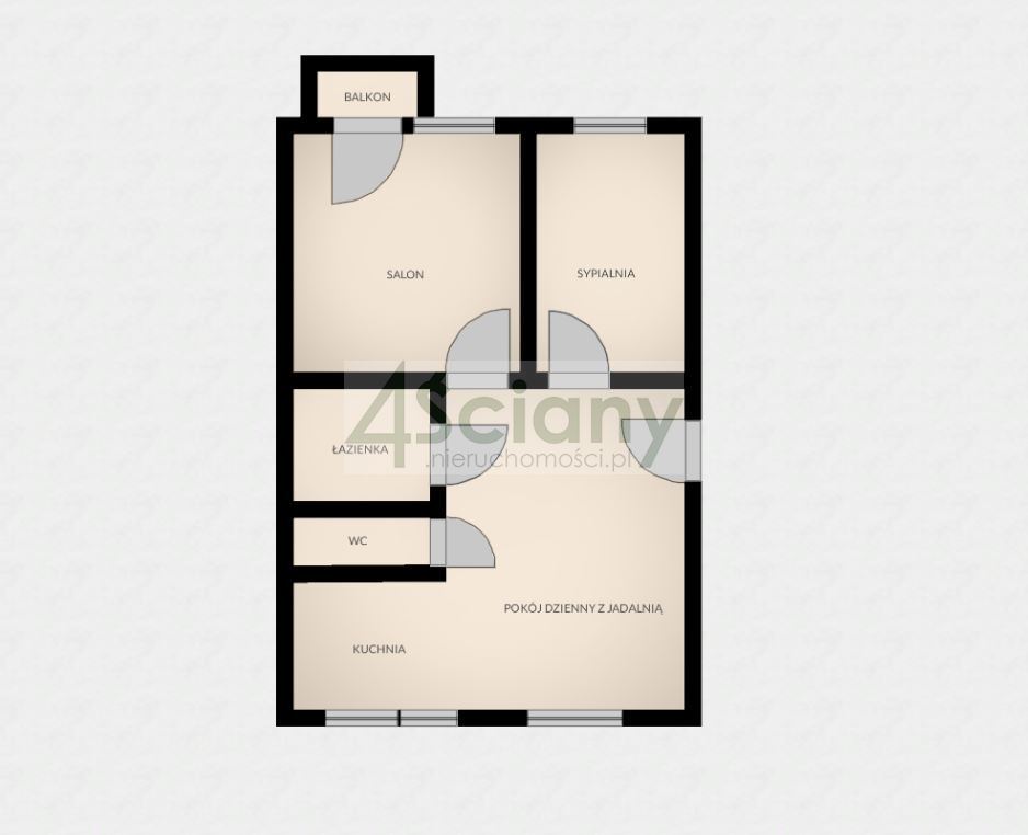Mieszkanie 48,5 m², Warszawa, Ursus, Warszawska - zdjęcie 2