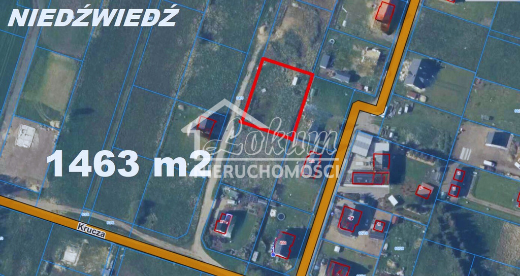Działka budowlana 1463&nbsp;m², Niedźwiedź - zdjęcie 4
