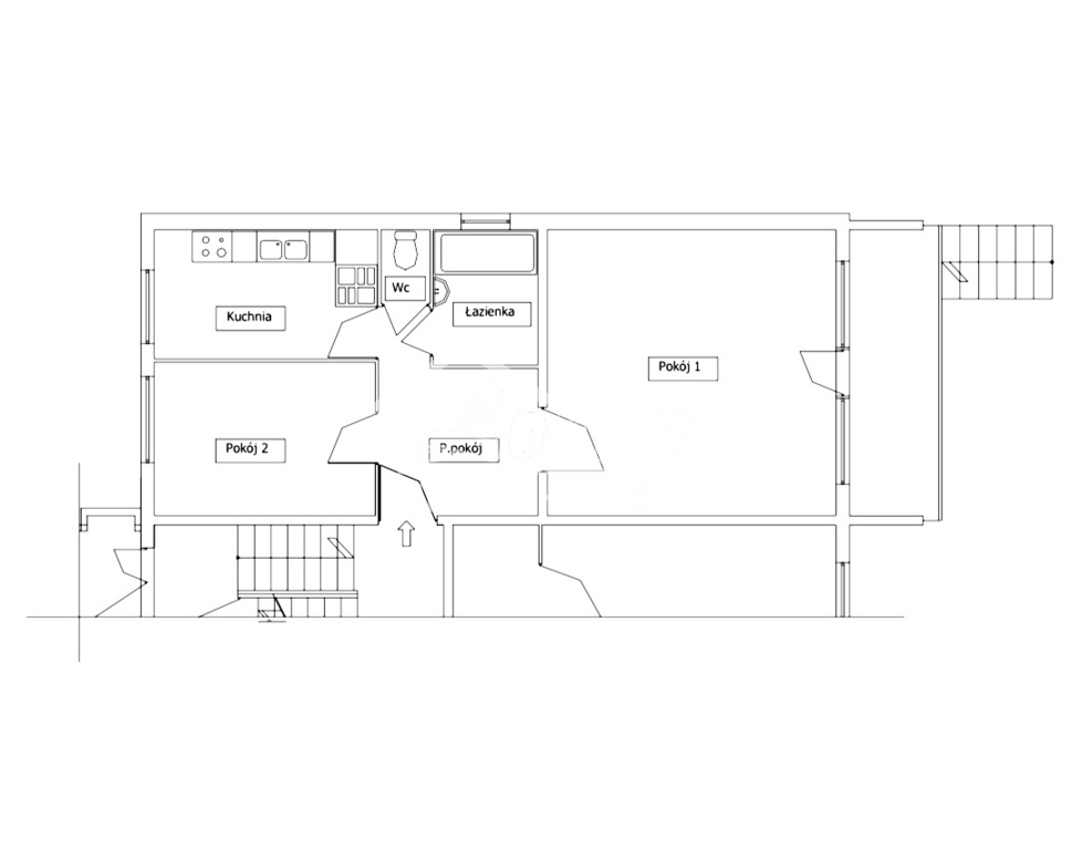 Mieszkanie 49,5&nbsp;m², Szczecin, Bukowe-Klęskowo, Czerwona - zdjęcie 14