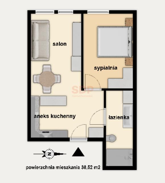 Mieszkanie 38 m², Łódź, Górna, Milionowa - zdjęcie 19