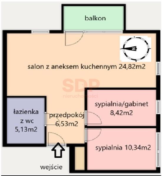 Mieszkanie 54 m², Wrocław, Krzyki, Dożynkowa - zdjęcie 22