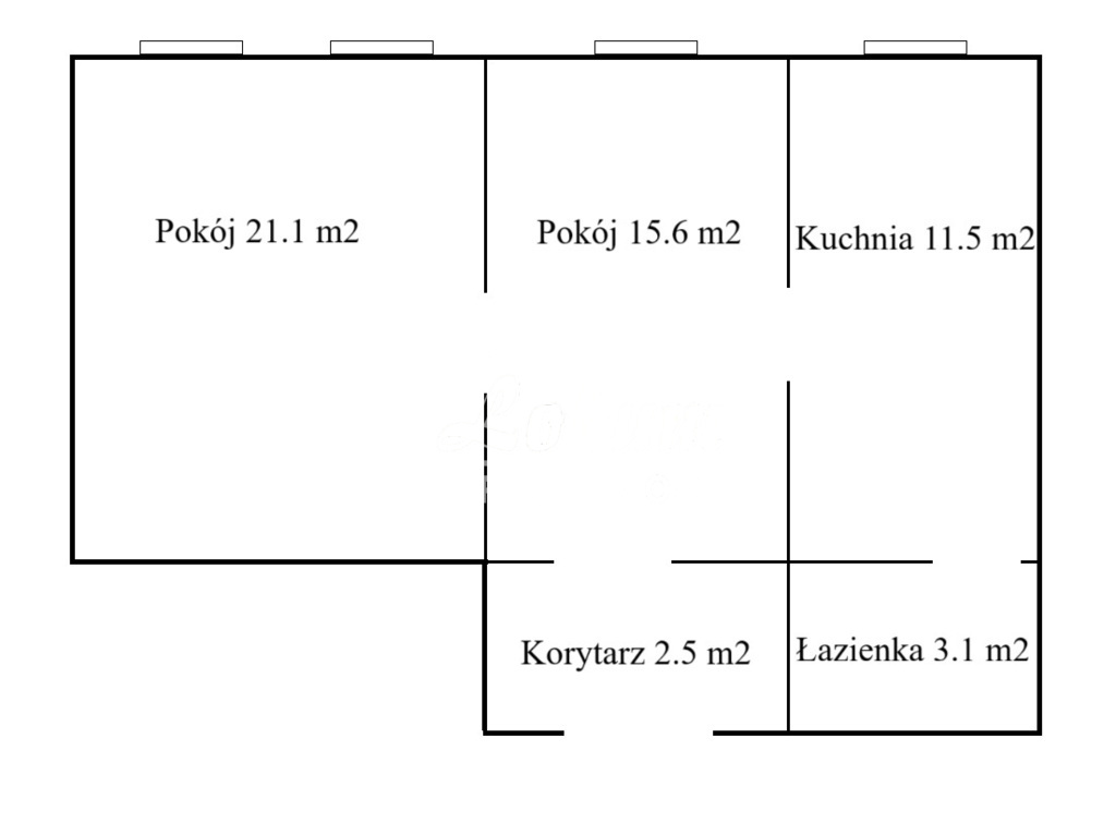 Mieszkanie 54,92&nbsp;m², Szczecin, Centrum, Aleja Wojska Polskiego - zdjęcie 16