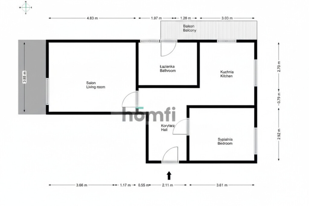 Mieszkanie 54,86 m², Radom, Idalin, Wyścigowa - zdjęcie 15