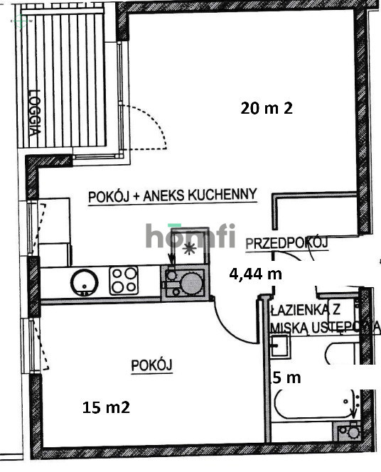 Mieszkanie 41,94 m², Gdańsk, Oliwa, Opacka - zdjęcie 13