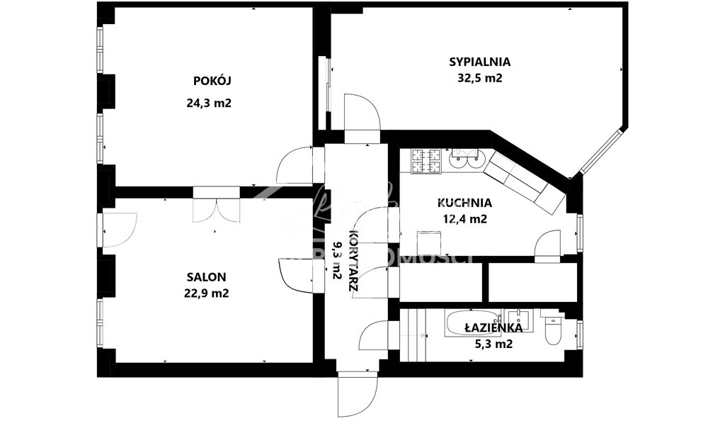 Mieszkanie 99,24&nbsp;m², Szczecin, Centrum, Wielkopolska - zdjęcie 4