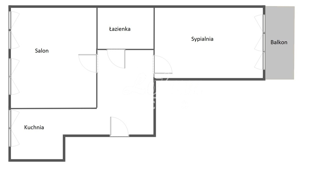Mieszkanie 47,49&nbsp;m², Szczecin - zdjęcie 17