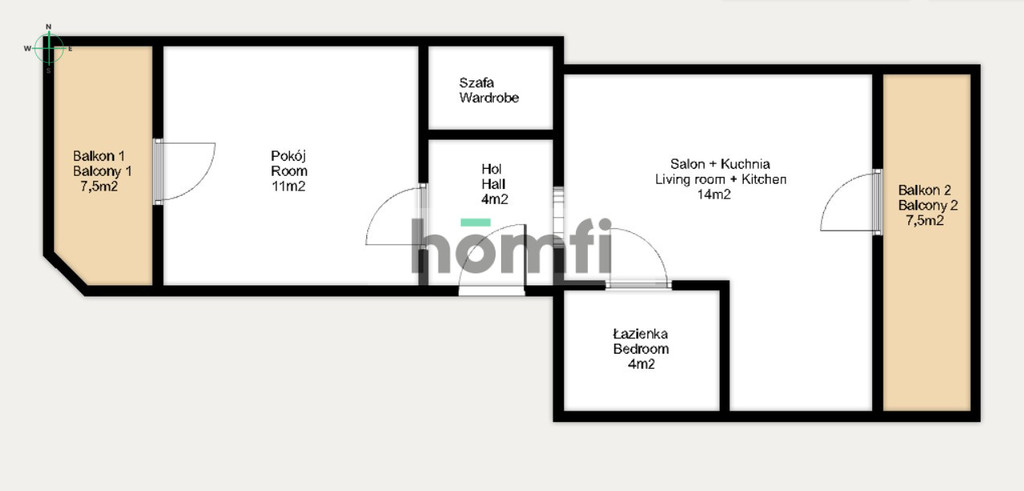 Mieszkanie 33 m², Białystok, Nowe Miasto, Zachodnia - zdjęcie 14