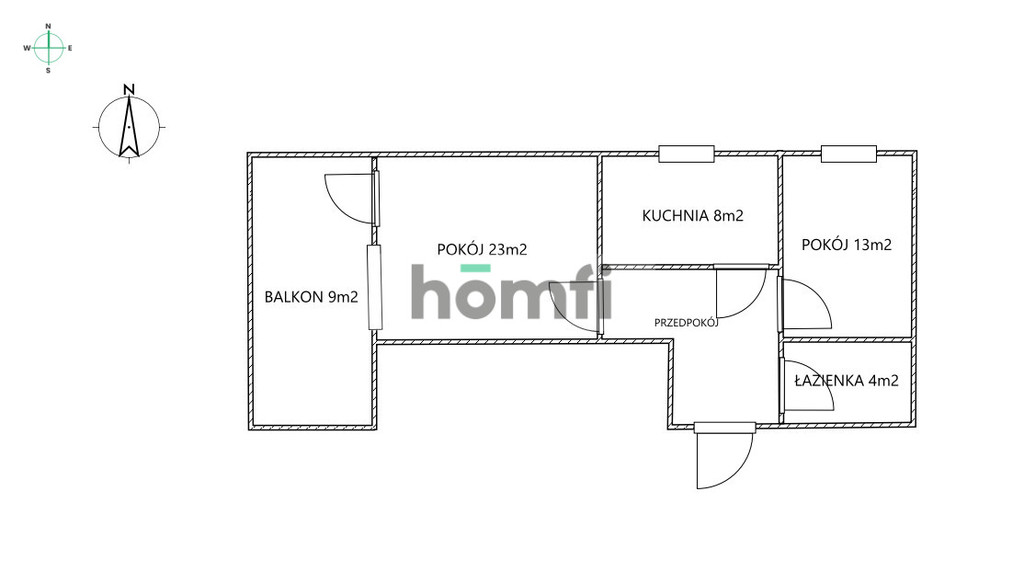 Mieszkanie 54&nbsp;m², Lublin, Śródmieście, Chmielna - zdjęcie 10