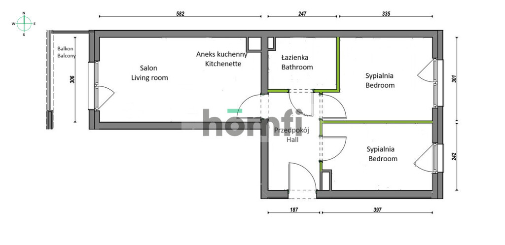 Mieszkanie 48,34 m², Wrocław, Krzyki, Orawska - zdjęcie 17