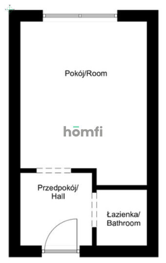Mieszkanie 18,65&nbsp;m², Toruń, Glinki, Poznańska - zdjęcie 8
