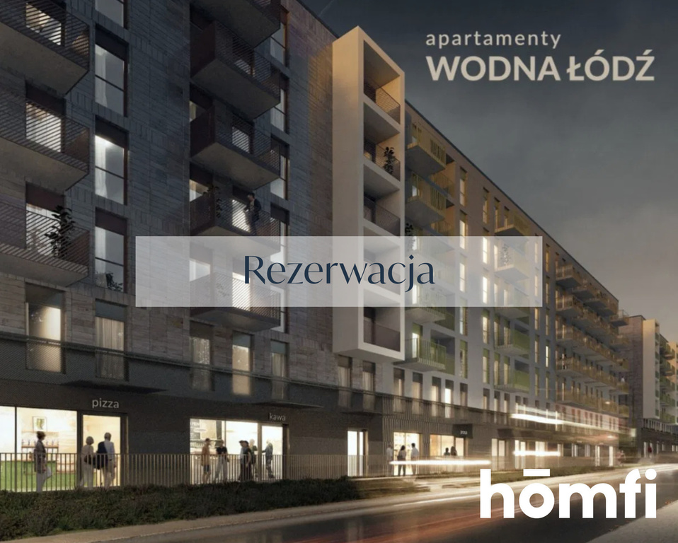 Mieszkanie 34,24 m², Łódź, Widzew, Wodna - zdjęcie 1