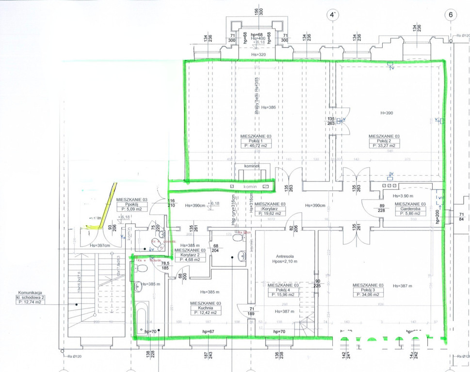 Mieszkanie 223,91 m², Łódź, Śródmieście, Piotrkowska - zdjęcie 1
