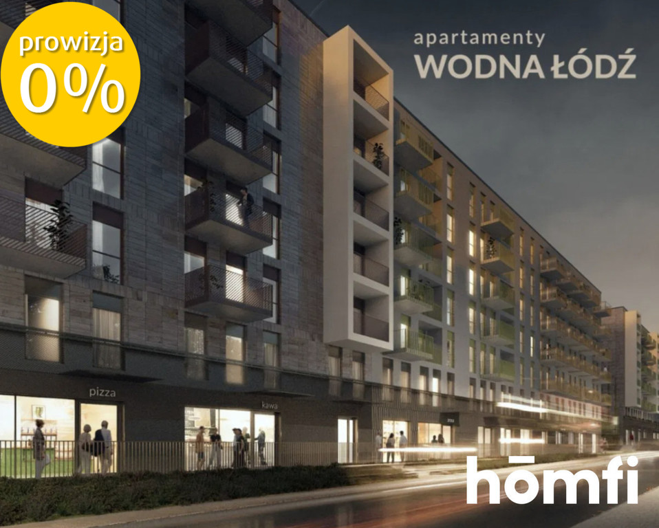 Mieszkanie 46,03&nbsp;m², Łódź, Widzew, Wodna - zdjęcie 2