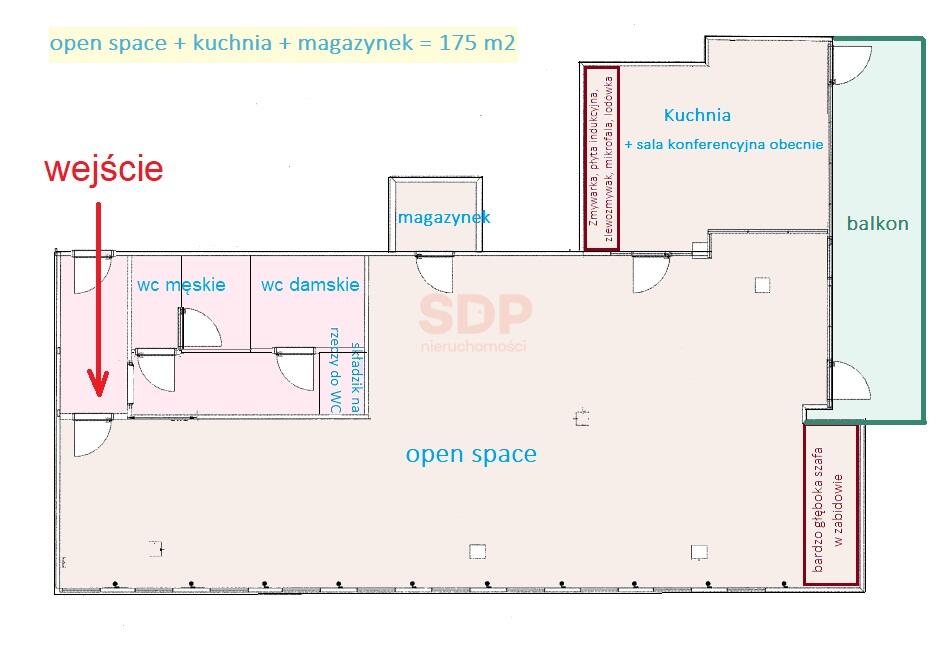 Lokal usługowy do wynajęcia, 175 m², Wrocław, Krzyki, Zwycięska - zdjęcie 12