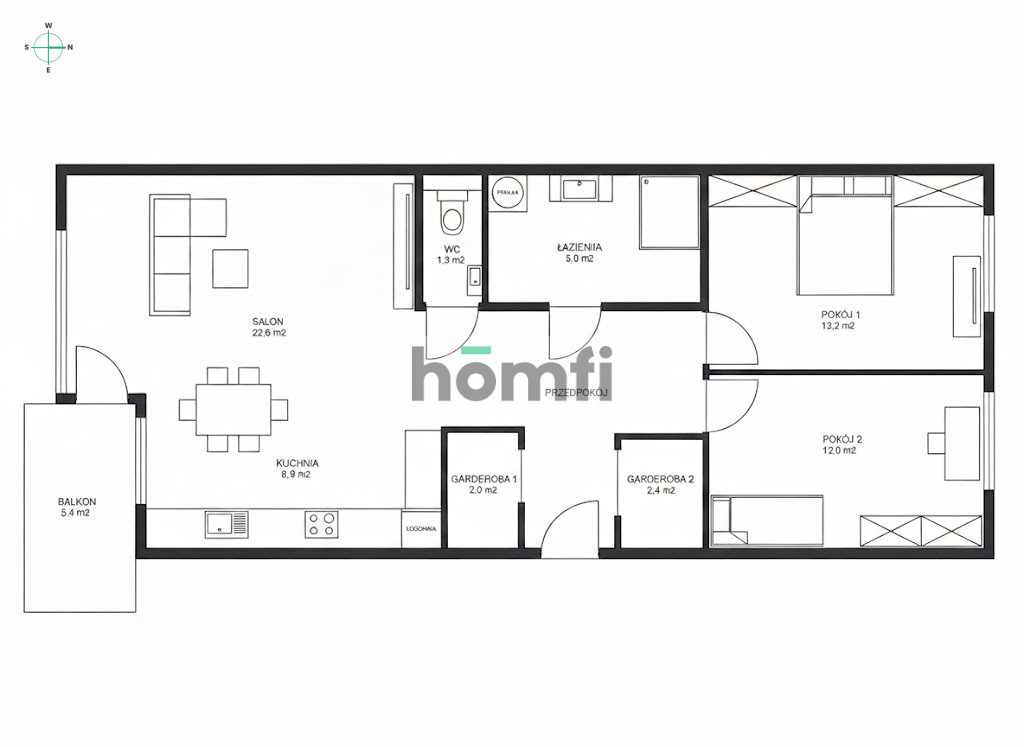 Mieszkanie 75,9&nbsp;m², Lublin, Śródmieście, Północna - zdjęcie 13