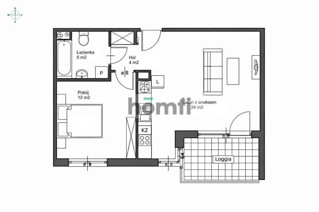 Mieszkanie 45,26 m², Warszawa, Ursus, Karola Taylora - zdjęcie 16