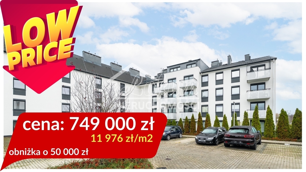 Mieszkanie 62,54 m², Szczecin, Żelechowa, Flaminga - zdjęcie 1