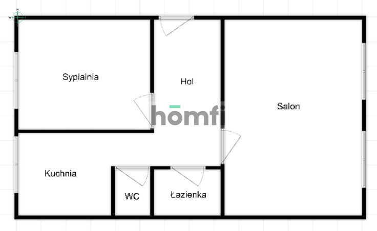 Mieszkanie 53&nbsp;m², Wrocław, Psie Pole, Królewska - zdjęcie 15