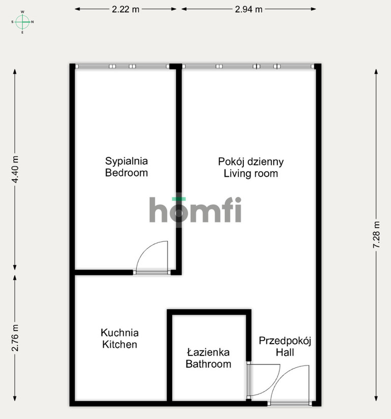 Mieszkanie 37&nbsp;m², Wrocław, Stare Miasto, Legnicka - zdjęcie 17