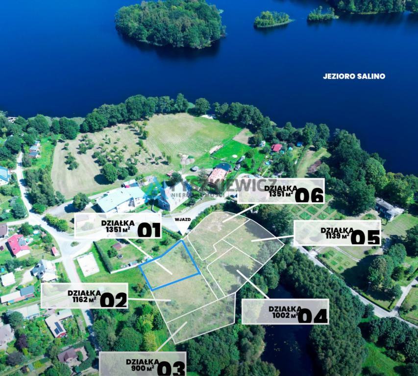 Działka budowlana 1351 m² - Salino, gmina Gniewino - zdjęcie 2