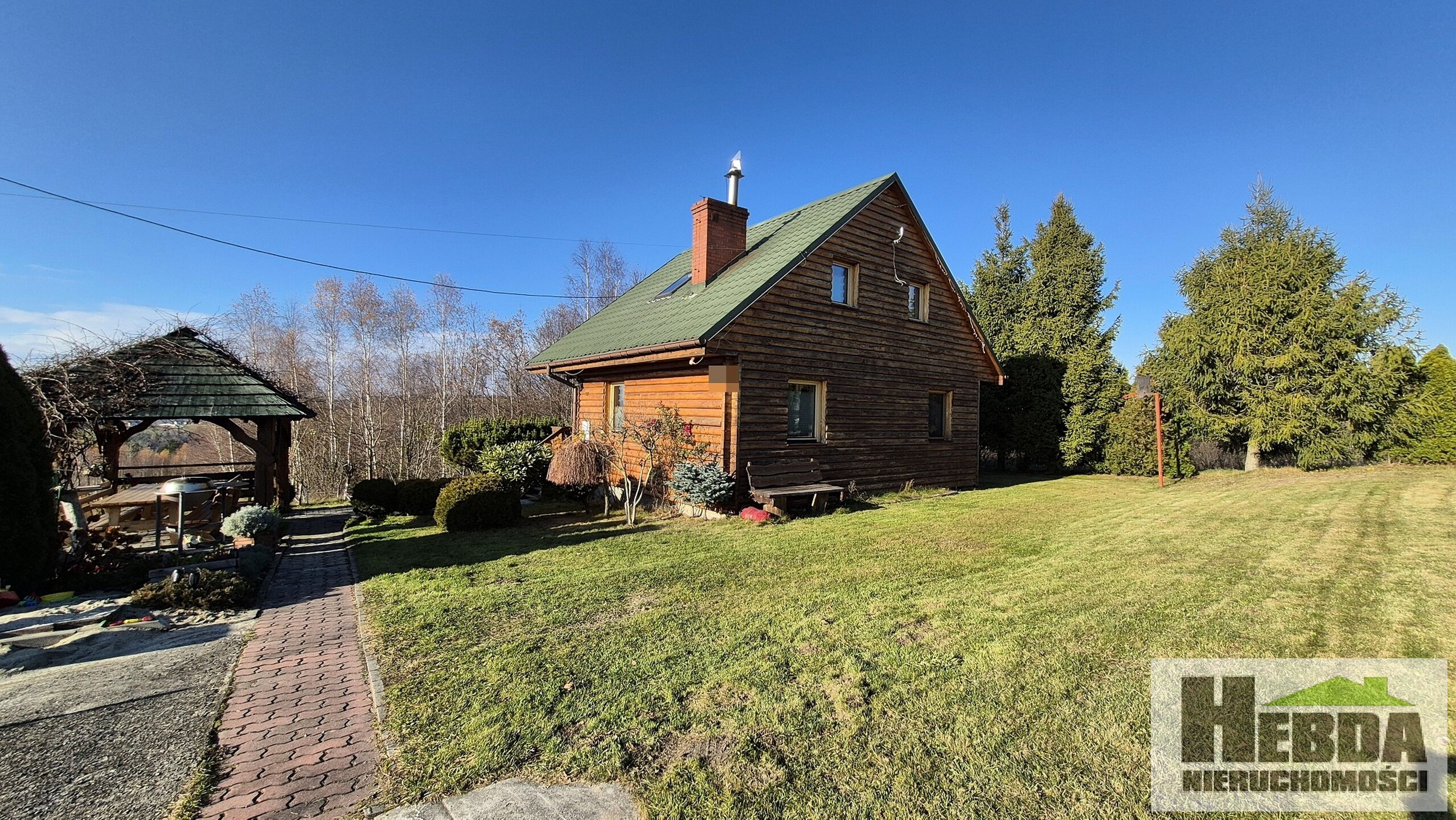 Pogórze Ciężkowicko - Rożnowskie, dom z bali drewnianych, okolice Paleśnicy , Zakliczyna - zdjęcie 3