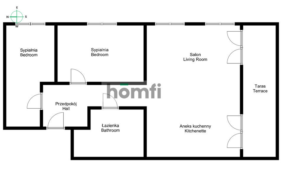 Mieszkanie 66,46&nbsp;m², Kraków, Bronowice, Stawowa - zdjęcie 8