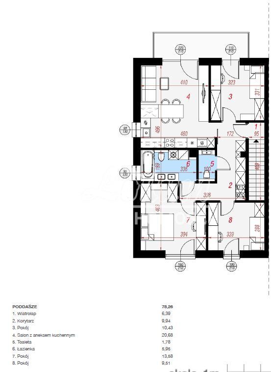 Mieszkanie 78,26&nbsp;m², Goleniów, Juliusza Słowackiego - zdjęcie 5