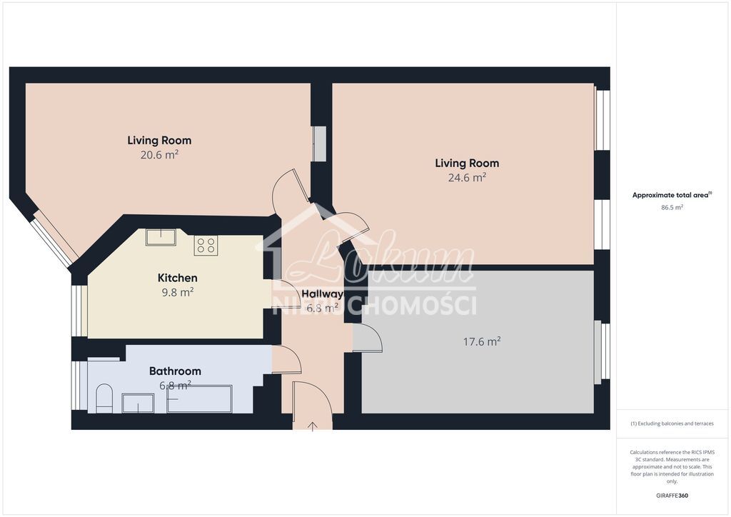 Mieszkanie 85,11&nbsp;m², Szczecin - zdjęcie 12